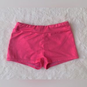 DANSKIN Freestyle • Girls’ Pink Glitter Shorts • Size 4-6